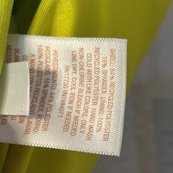 NWT Shade and Shore yellow high leg cheeky one piece size XS - Picture 5 of 7